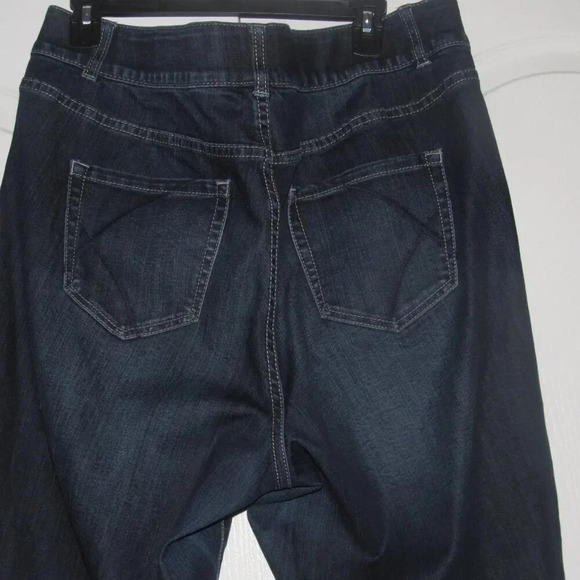 LANE BRYANT Tighter Tummy High Rise Skinny Dark Wash Jeans Size 18 Short - Picture 4 of 6